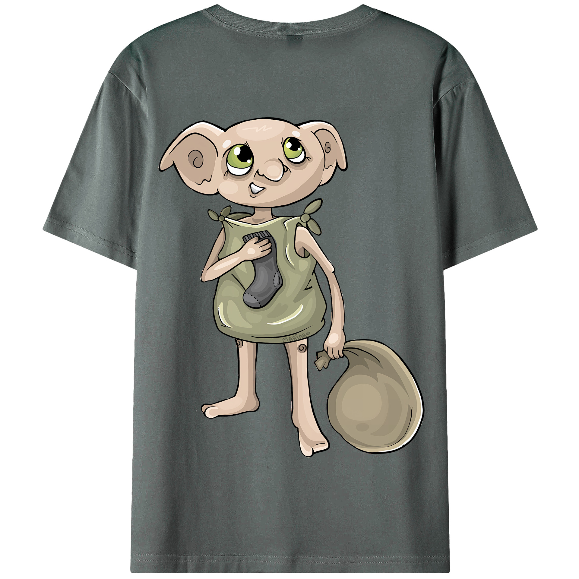 （画像用） Harry Potter ハリー・ポッターシリーズ 綿100％半袖Tシャツ（背面プリント）
